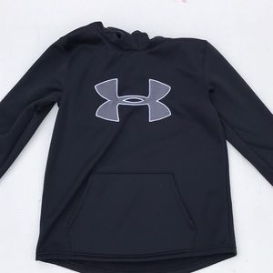 Under Armour Black Logo Hooded Sweatshirt …